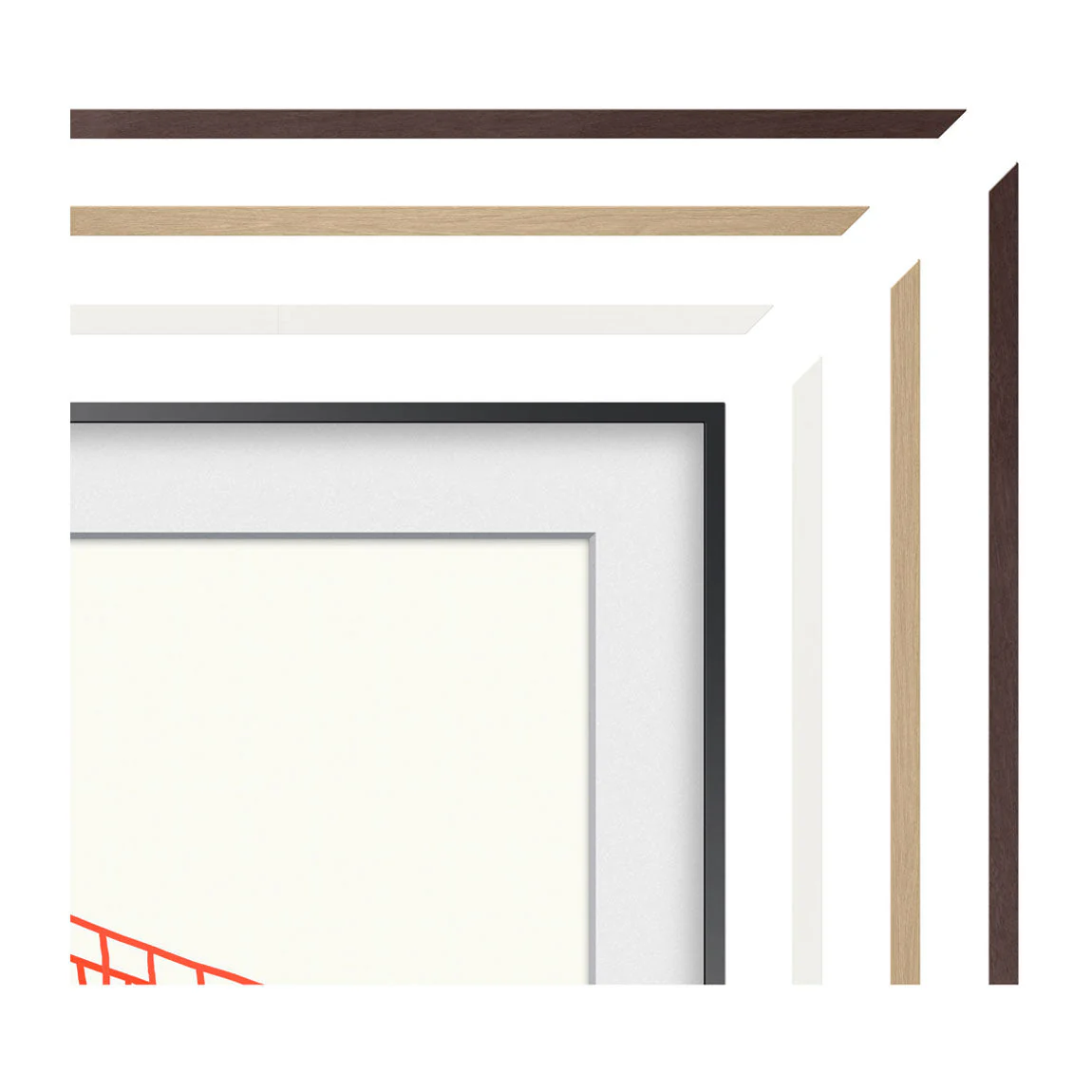 Samsung 75" The Frame Customizable Bezel / Teak - Image 7